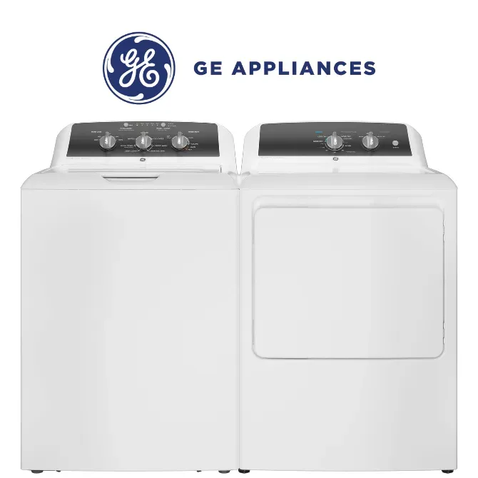 SA WASH ＆ FVC5 セット GE 525 Side-by-Side Washer & Dryer Set with Top Load Washer